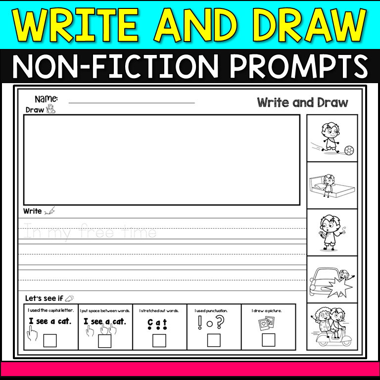 Free Non-Fiction Writing Worksheets For Kindergarten 