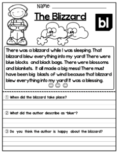 Free Blends & Digraphs Reading Worksheets - English Worksheets & Printables