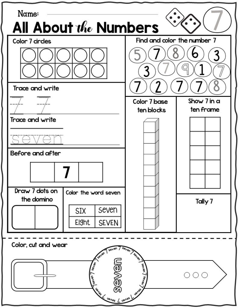 Free Number Counting Worksheets Teaching Resources