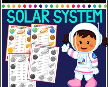 How to Teach Children About the Solar System Worksheet