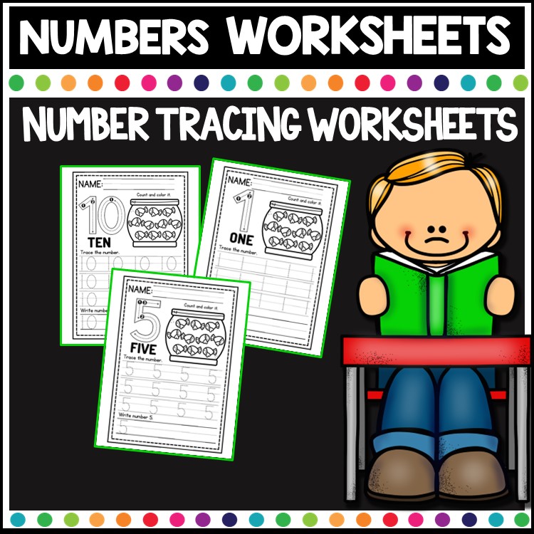 free printable tracing numbers 1-20 worksheets pdf