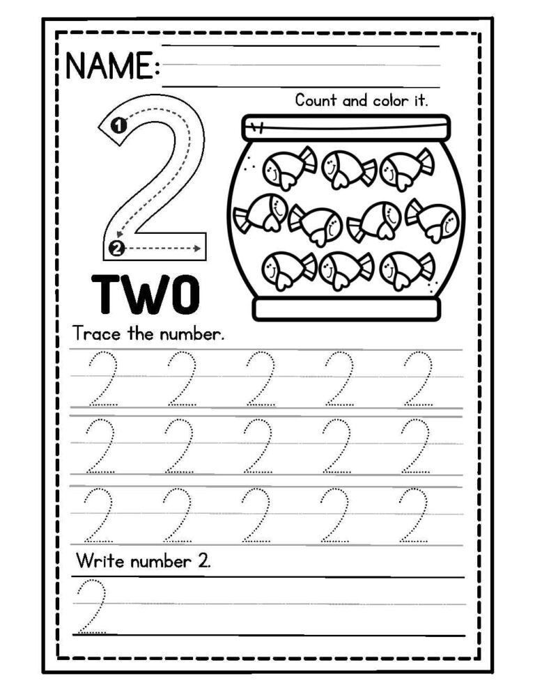 Free Numbers Tracing Worksheets: What Are the Advantages of Teaching ...