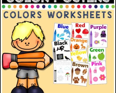 How to Teach Colors to Toddlers and Preschoolers Worksheets