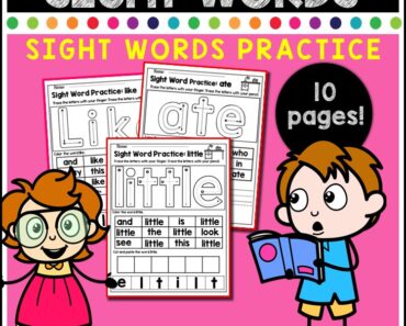 Free Sight Words Worksheets: 5 Ways to Make It Easier for Your Kids to Learn Sight Words!