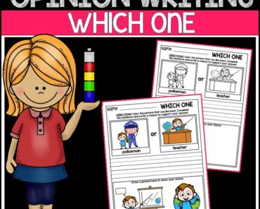 Opinion Writing Worksheets: How to Teach Opinion Writing to Kindergarteners?