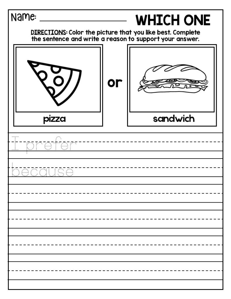 Opinion Writing Worksheets: How to Teach Opinion Writing to ...