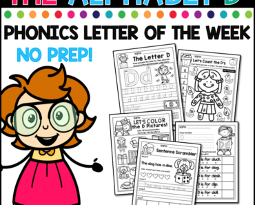 Free Phonics Letter of The Week – Alphabet D: How to Teach the Alphabet?