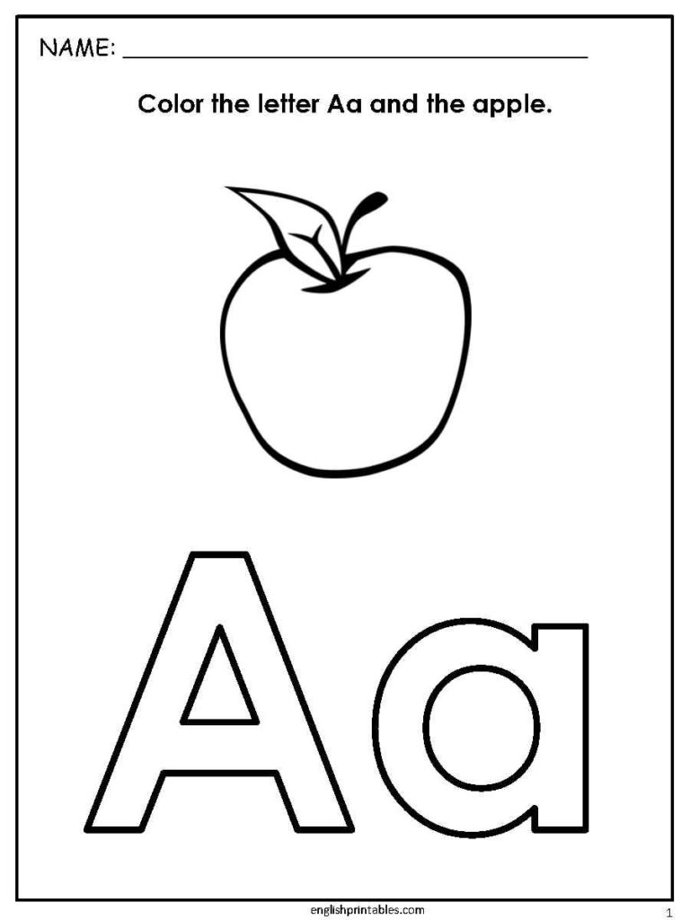 Free Alphabet Coloring Worksheet: 5 Easy Ways to Teach the Alphabet to ...
