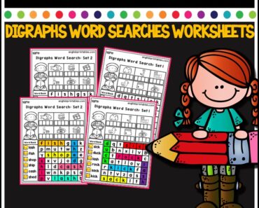 Free Digraphs Word Searches Worksheets: How to Teach Digraphs for Reading and Spelling Success?