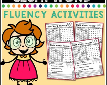Sight word Fluency Worksheets: An evidence-based literacy strategy!