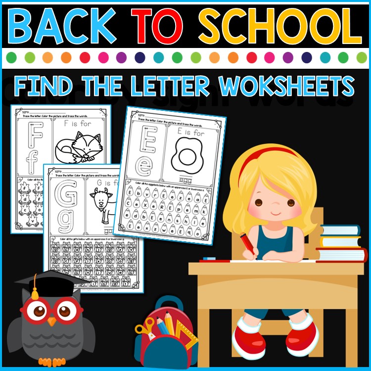 free Prek back to school numbers worksheets for free