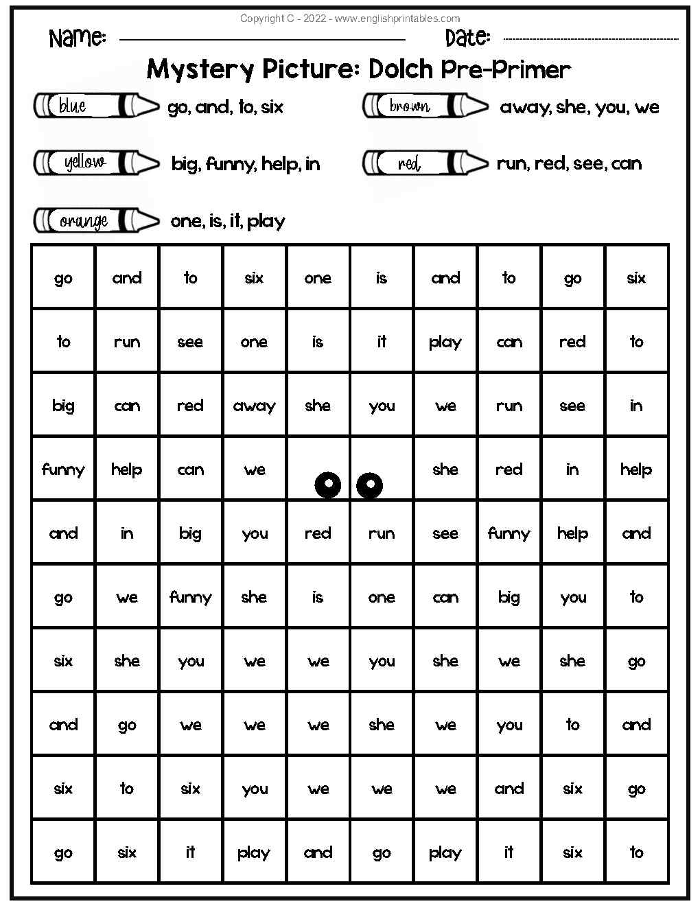 free english worksheets and printables for kindeergarten