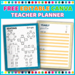 Amazing Editable Canva Teacher Planner – Free for Teachers