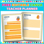 Amazing Editable Canva Teacher Planner – Free for Teachers