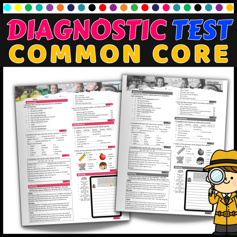 Free Diagnostic Test for English Teachers: A Complete Guide for Common Core Students